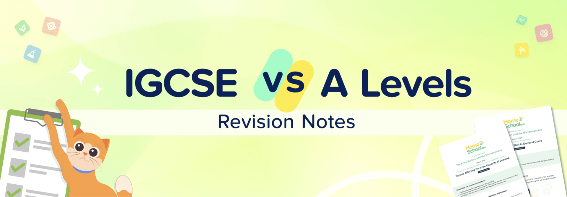 A Levels vs IGCSE Revision Notes
