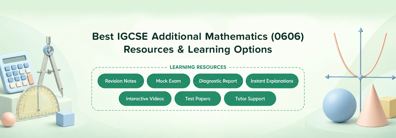 Best IGCSE Additional Mathematics 0606 Resources & Learning Options