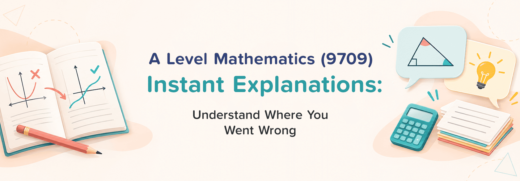 A Level Mathematics 9709 Instant Explanations: Understand Where You Went Wrong