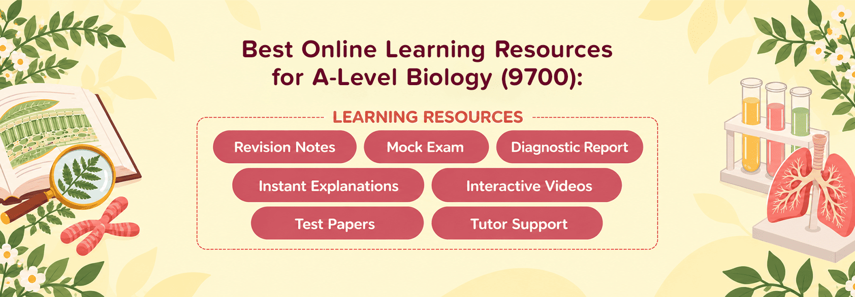 Best Online Learning Resources for A-Level Biology 9700: Revision Notes, Mock Exams, Diagnostic Reports, Instant Explanations, And More