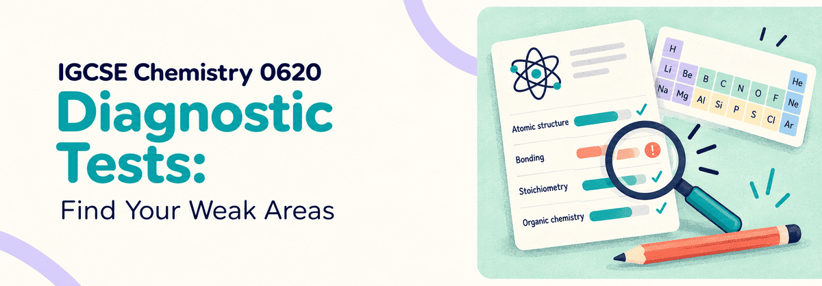 IGCSE Chemistry 0620 Diagnostic Tests: Find Your Weak Areas