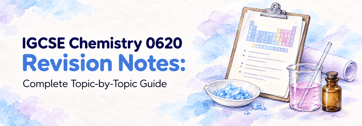 IGCSE Chemistry 0620 Revision Notes: Complete Topic-by-Topic Guide